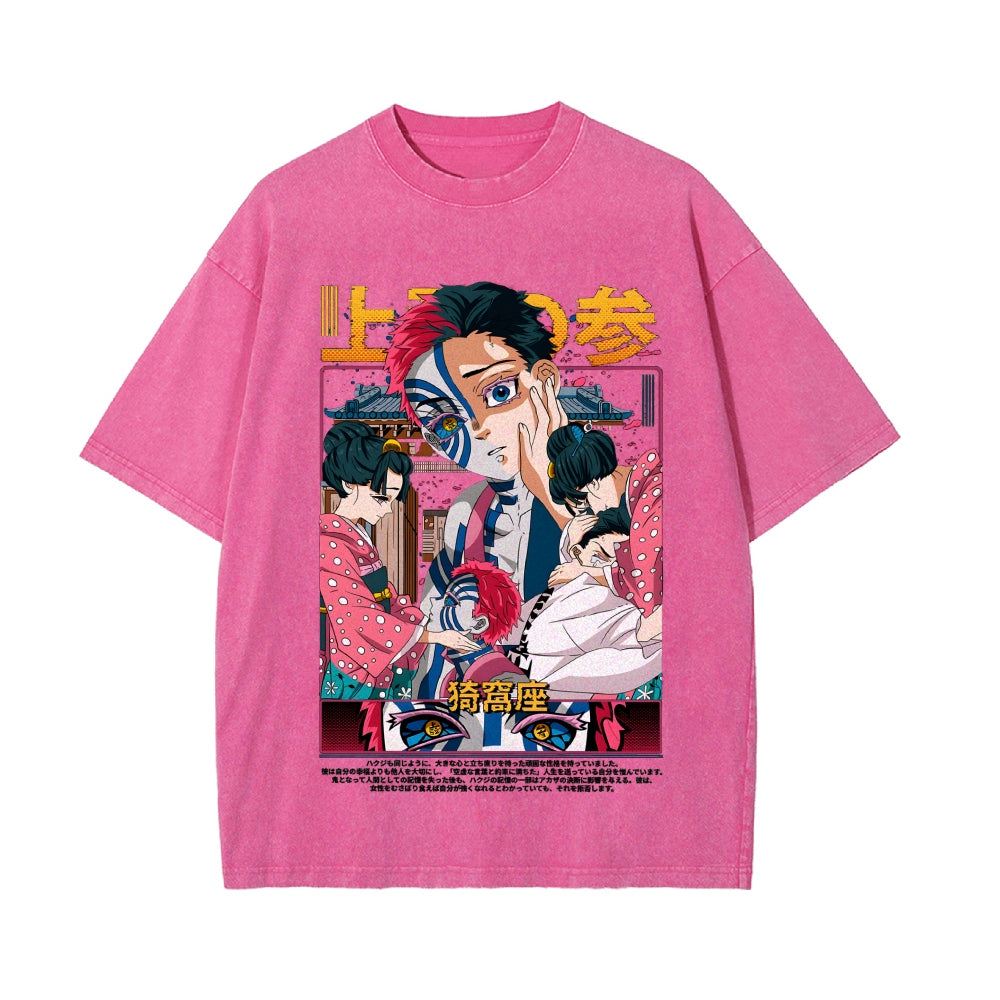 Vintage Oversized T-Shirt Demon Slayer