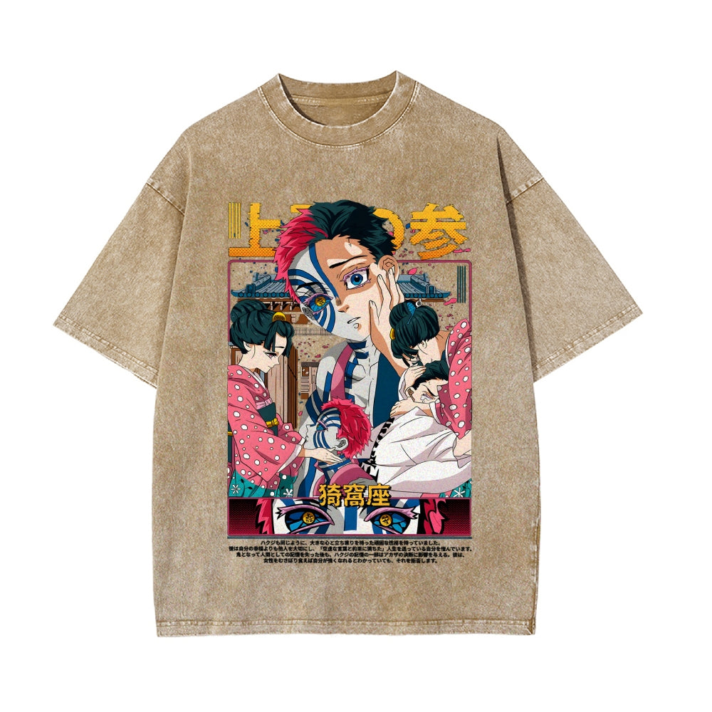 Vintage Oversized T-Shirt Demon Slayer
