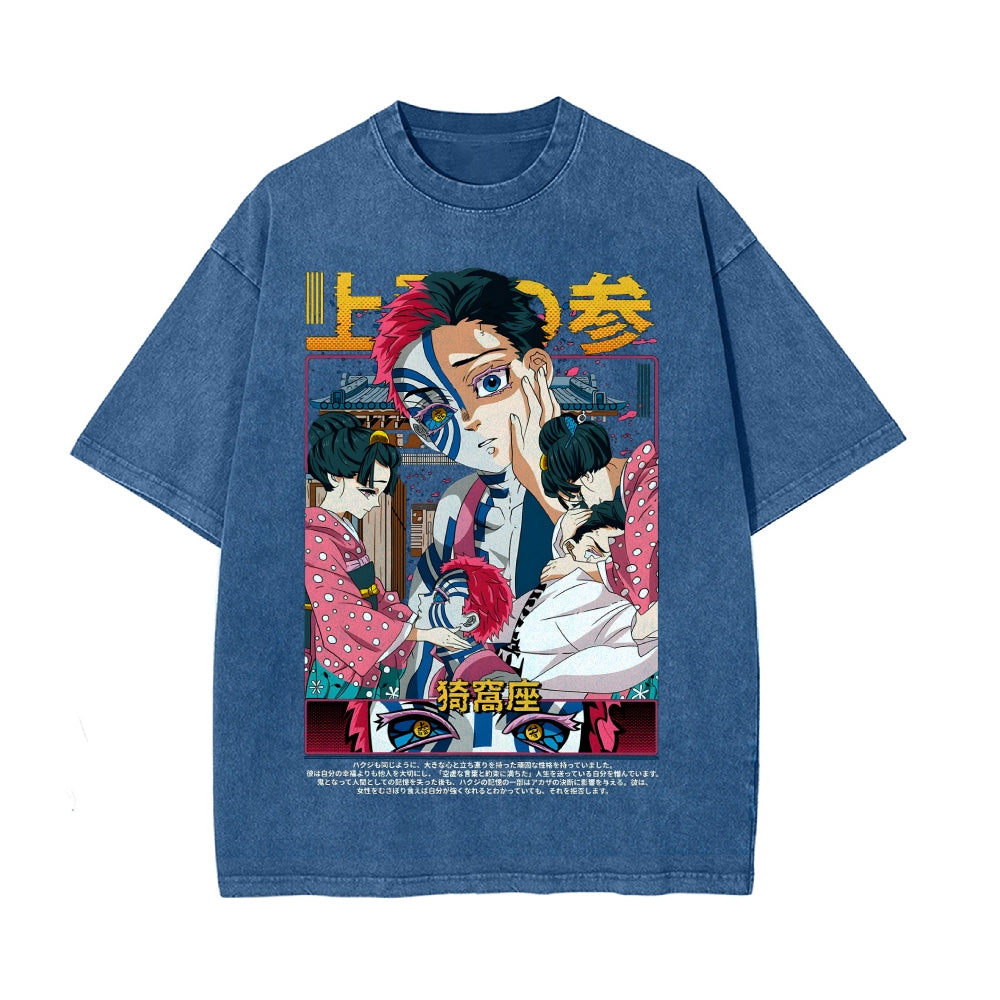 Vintage Oversized T-Shirt Demon Slayer