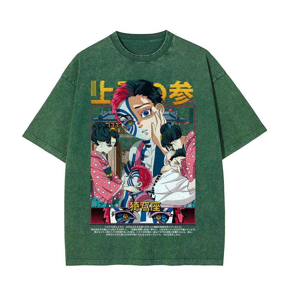 Vintage Oversized T-Shirt Demon Slayer