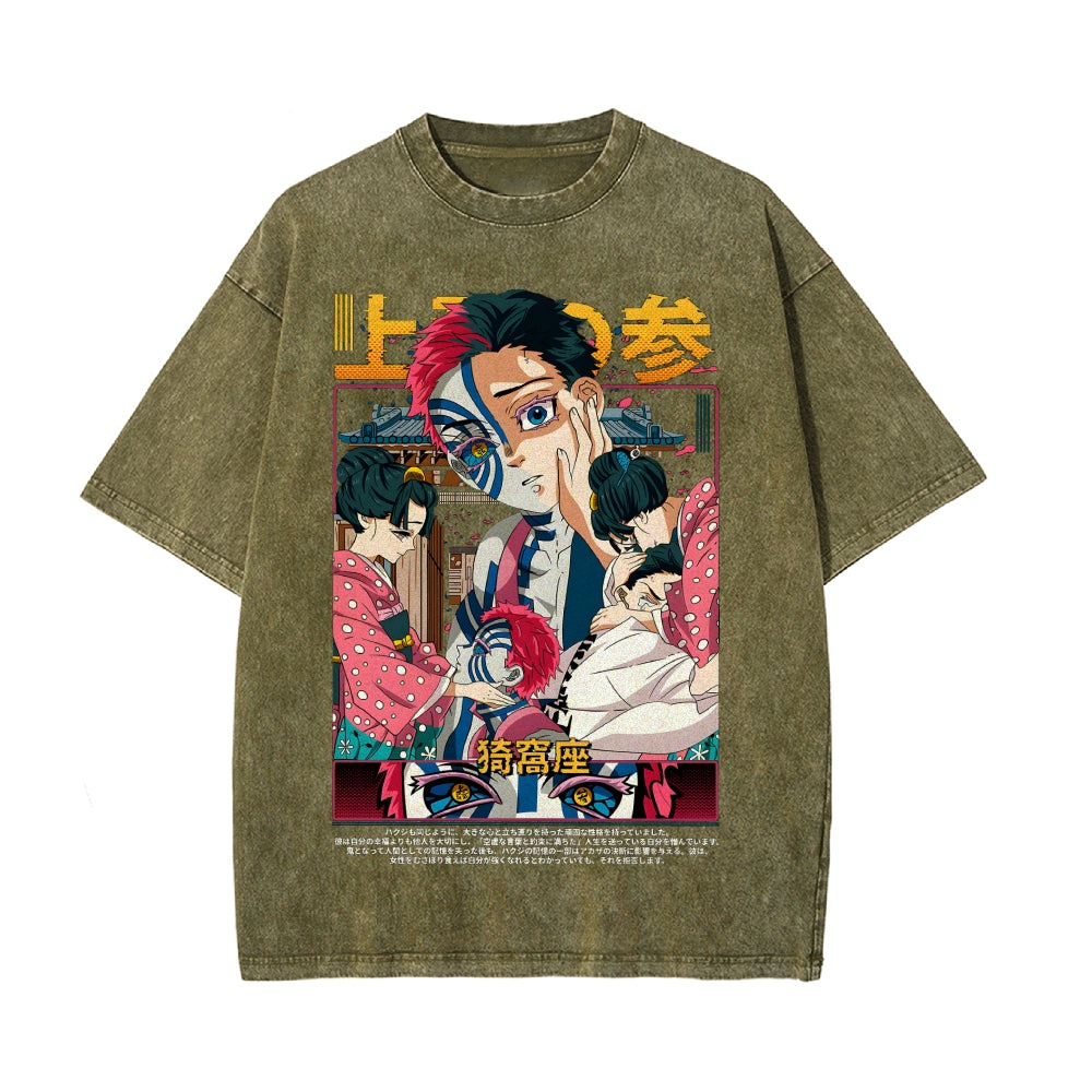 Vintage Oversized T-Shirt Demon Slayer