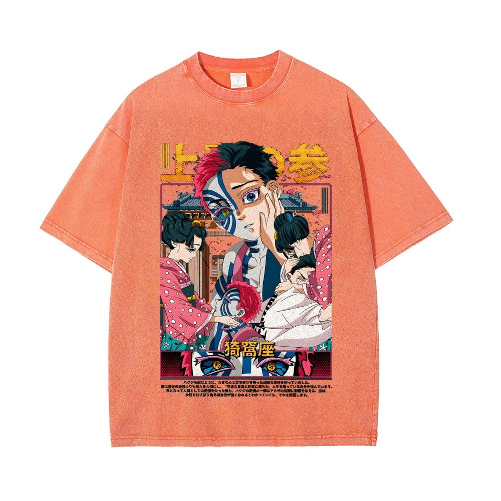 Vintage Oversized T-Shirt Demon Slayer