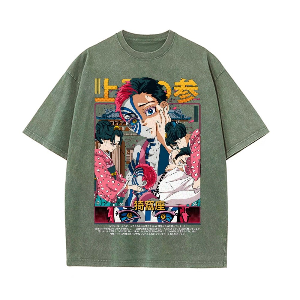 Vintage Oversized T-Shirt Demon Slayer