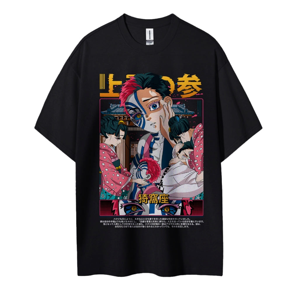 Demon Slayer Cotton Unisex Crew Neck Anime T-Shirt