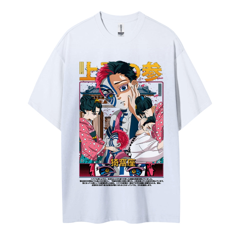 Demon Slayer Cotton Unisex Crew Neck Anime T-Shirt