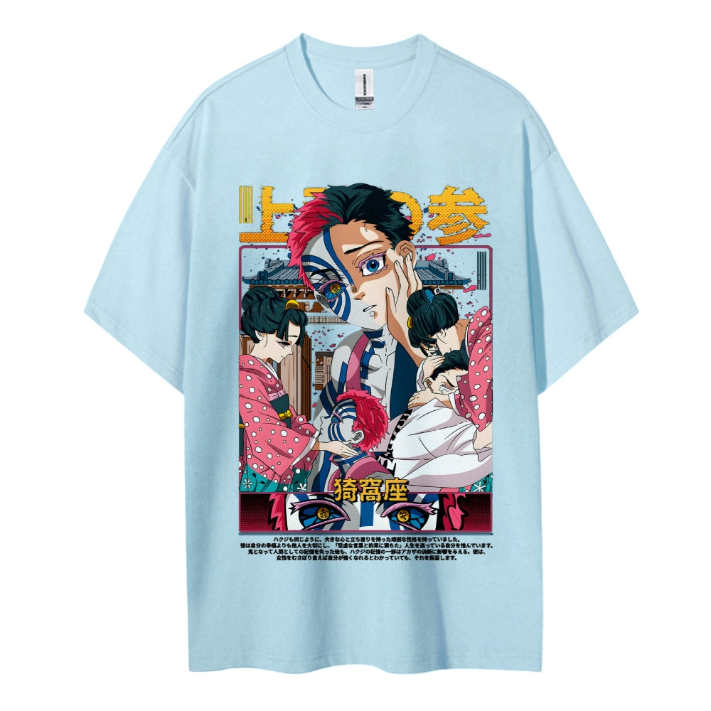 Demon Slayer Cotton Unisex Crew Neck Anime T-Shirt