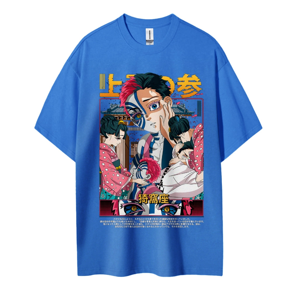 Demon Slayer Cotton Unisex Crew Neck Anime T-Shirt