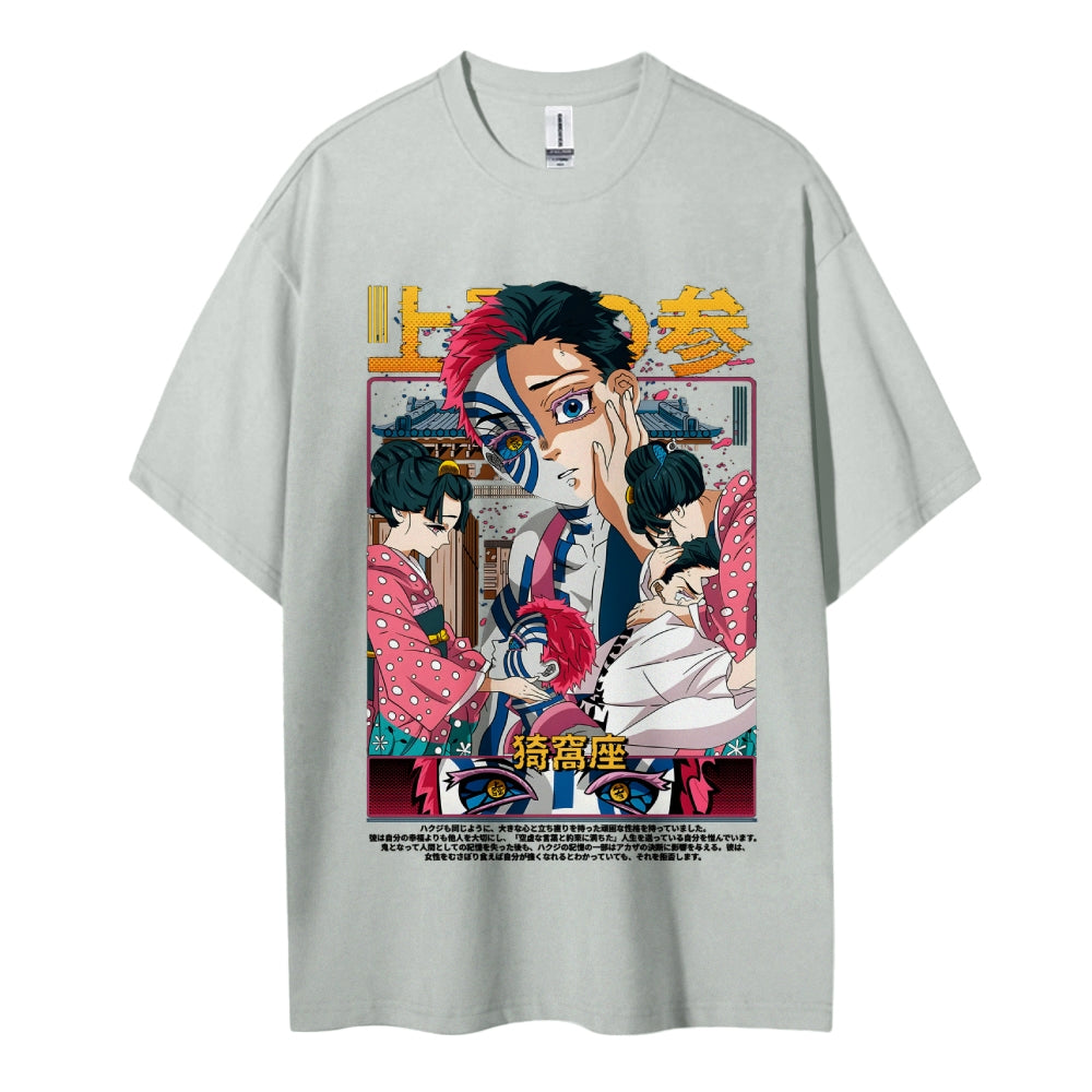 Demon Slayer Cotton Unisex Crew Neck Anime T-Shirt