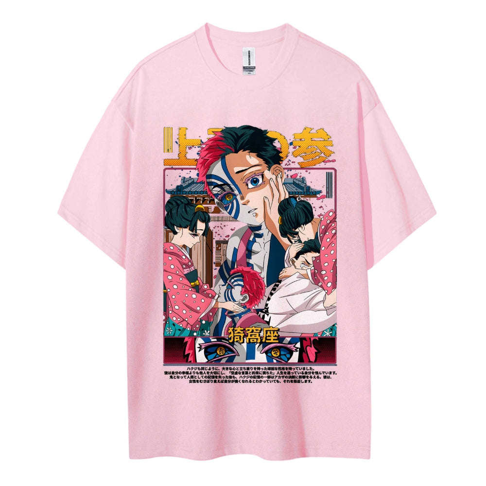 Demon Slayer Cotton Unisex Crew Neck Anime T-Shirt