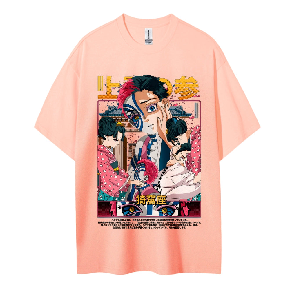 Demon Slayer Cotton Unisex Crew Neck Anime T-Shirt