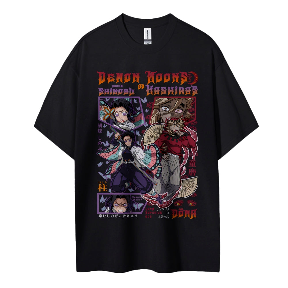 Demon Slayer Cotton Unisex Crew Neck Anime T-Shirt