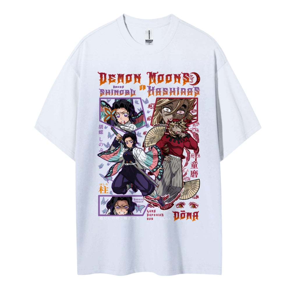 Demon Slayer Cotton Unisex Crew Neck Anime T-Shirt
