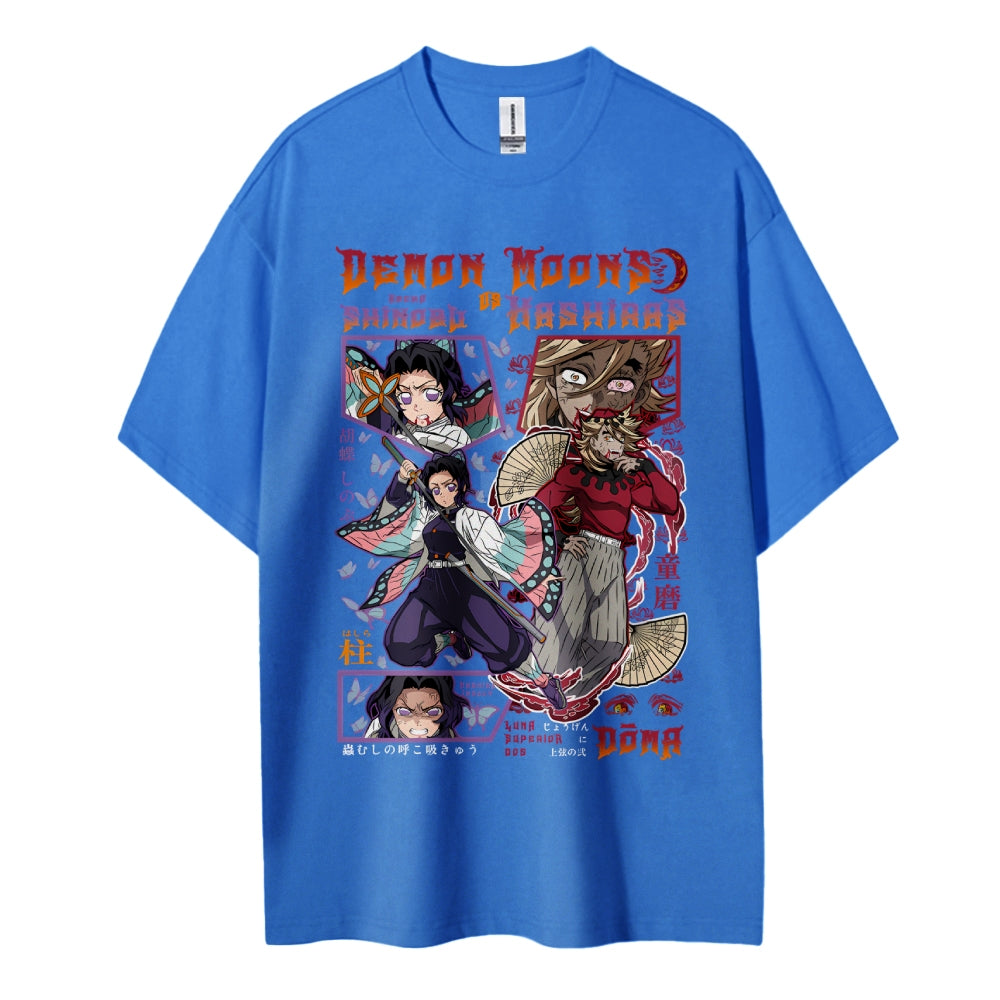 Demon Slayer Cotton Unisex Crew Neck Anime T-Shirt