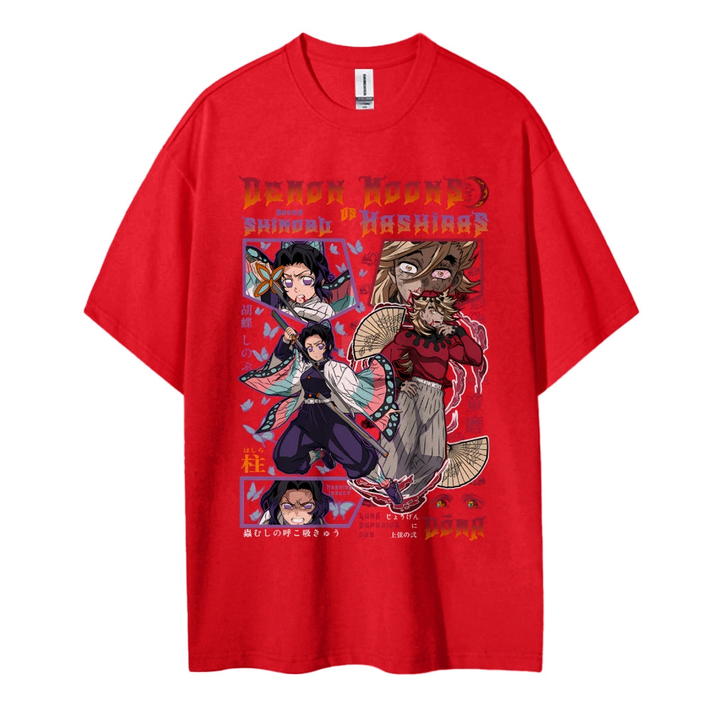 Demon Slayer Cotton Unisex Crew Neck Anime T-Shirt