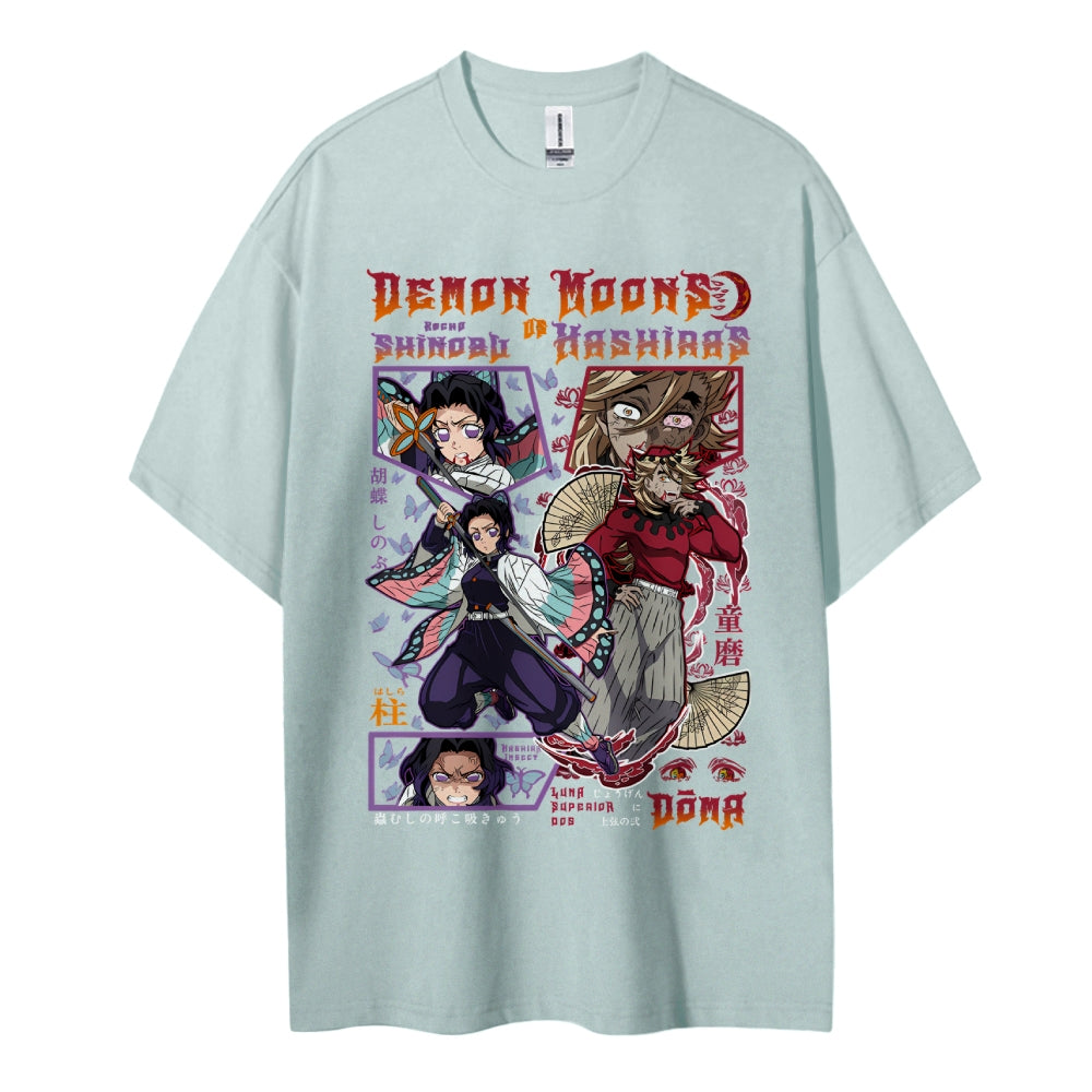 Demon Slayer Cotton Unisex Crew Neck Anime T-Shirt