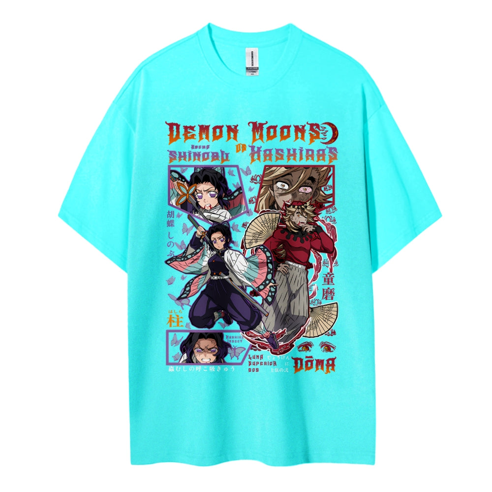 Demon Slayer Cotton Unisex Crew Neck Anime T-Shirt