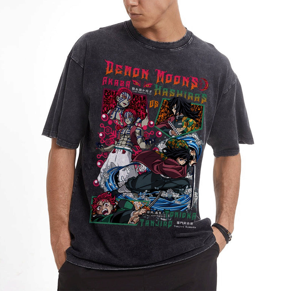 Vintage Oversized T-Shirt Demon Slayer
