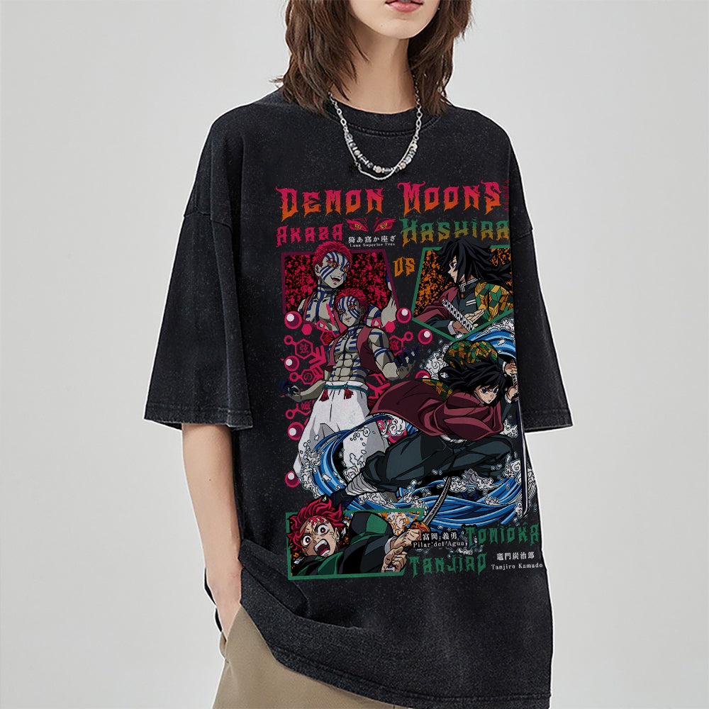 Vintage Oversized T-Shirt Demon Slayer