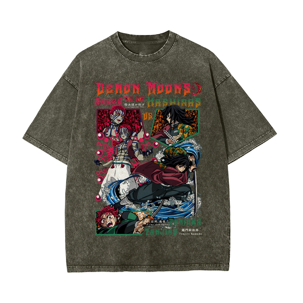 Vintage Oversized T-Shirt Demon Slayer