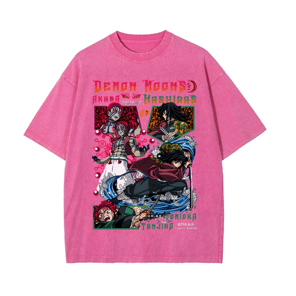 Vintage Oversized T-Shirt Demon Slayer