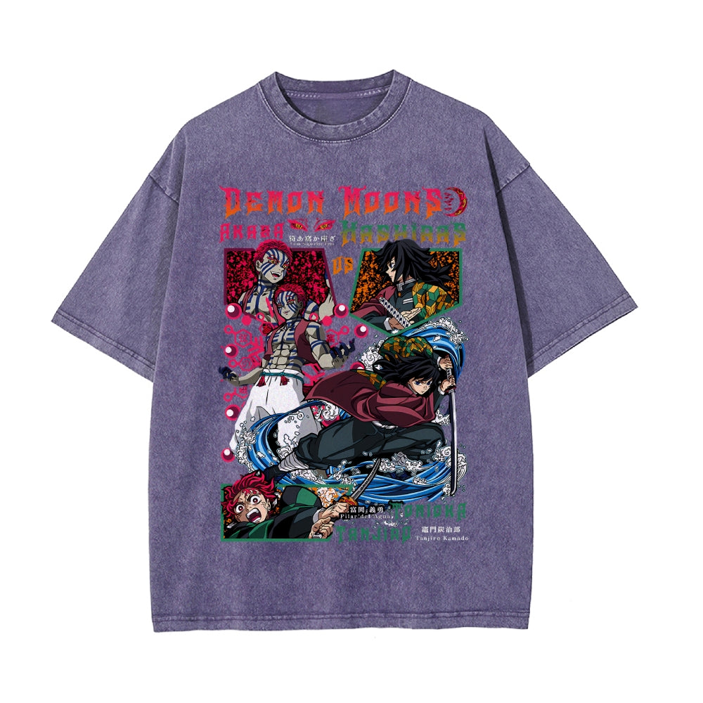 Vintage Oversized T-Shirt Demon Slayer