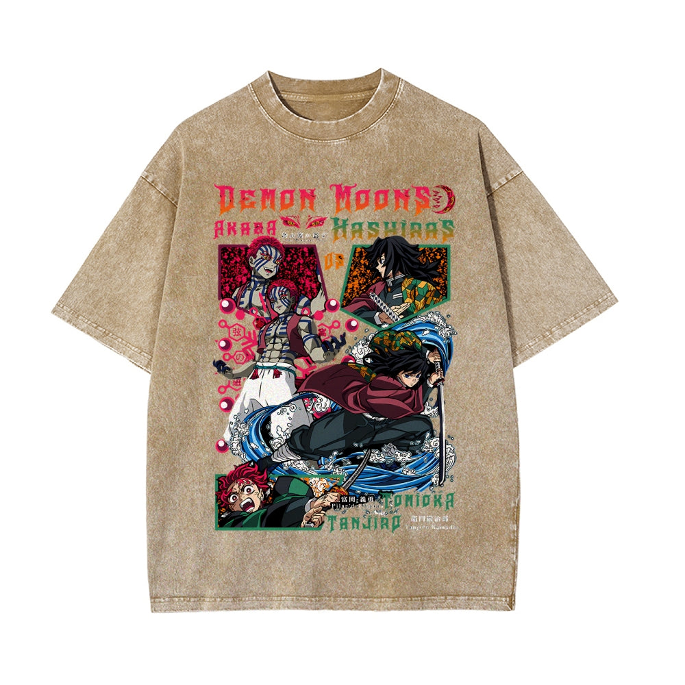 Vintage Oversized T-Shirt Demon Slayer