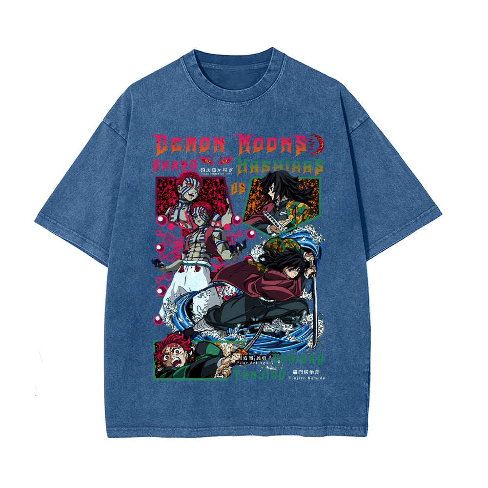 Vintage Oversized T-Shirt Demon Slayer
