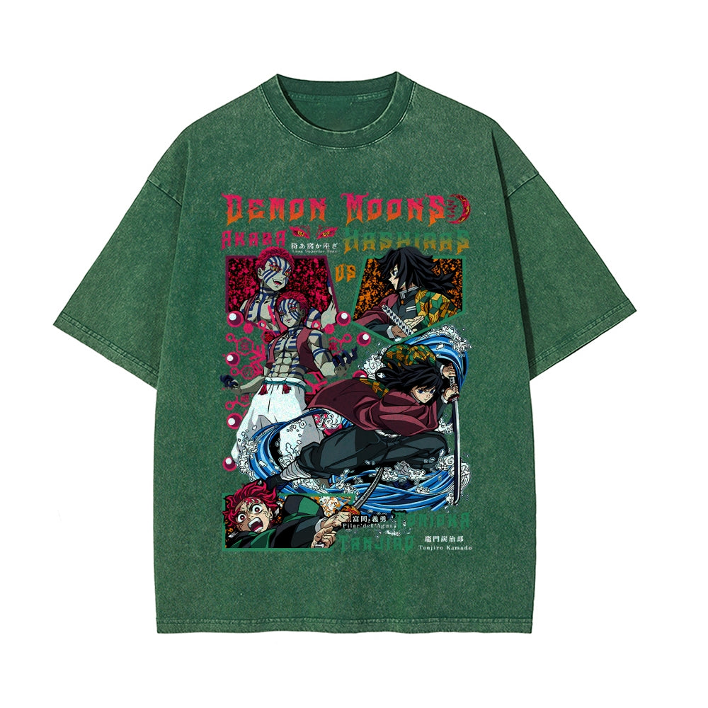 Vintage Oversized T-Shirt Demon Slayer