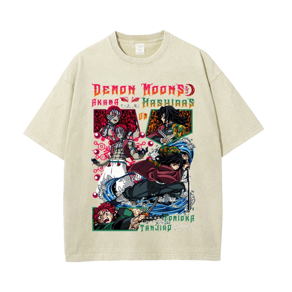 Vintage Oversized T-Shirt Demon Slayer