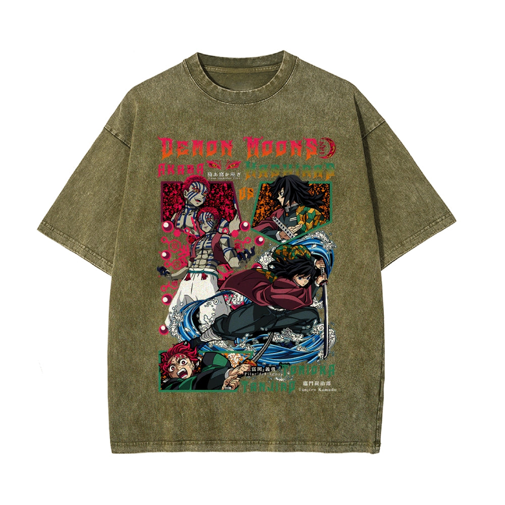 Vintage Oversized T-Shirt Demon Slayer