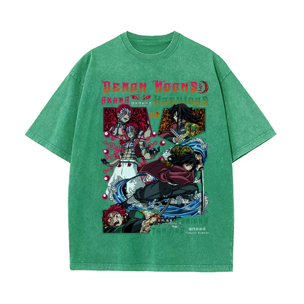 Vintage Oversized T-Shirt Demon Slayer