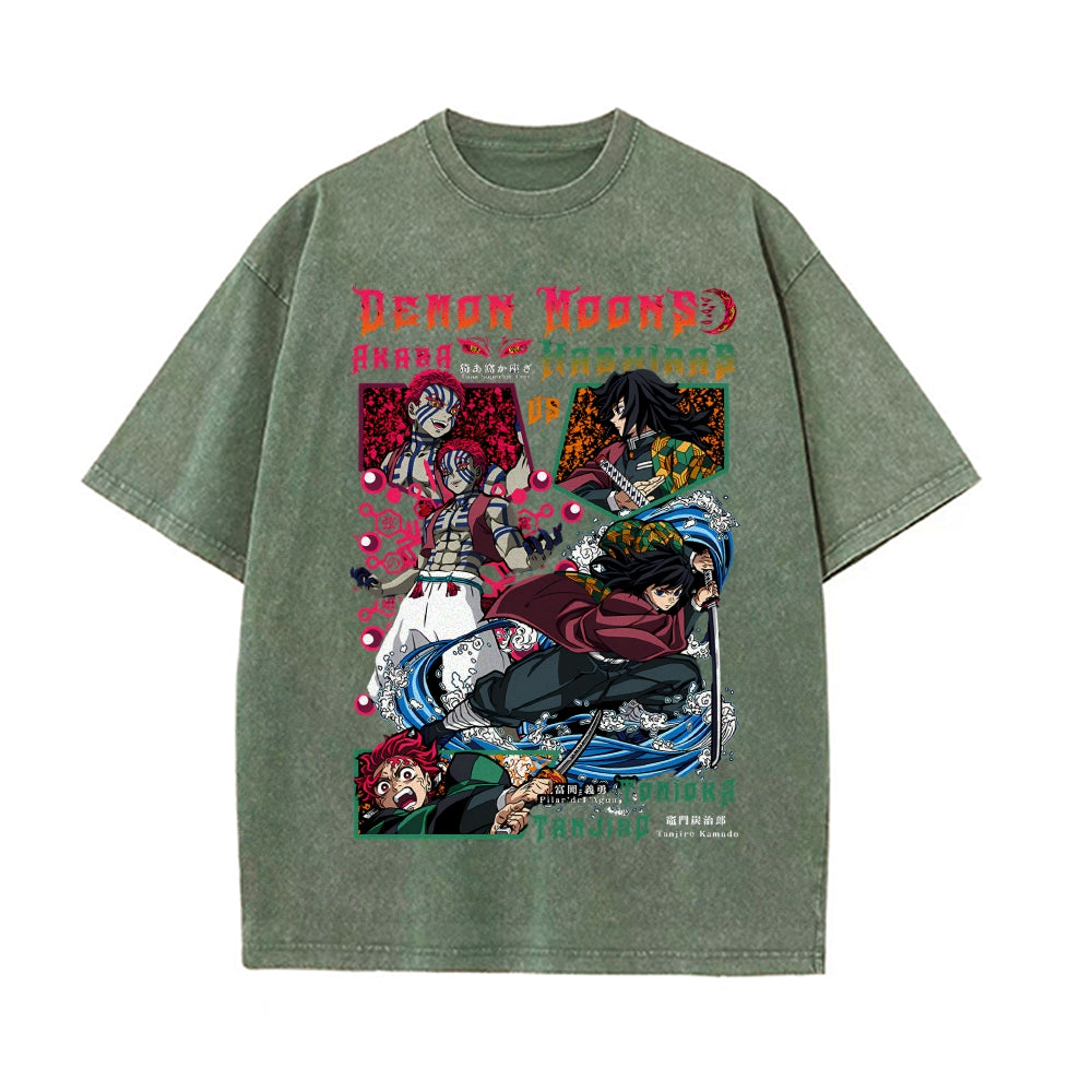 Vintage Oversized T-Shirt Demon Slayer