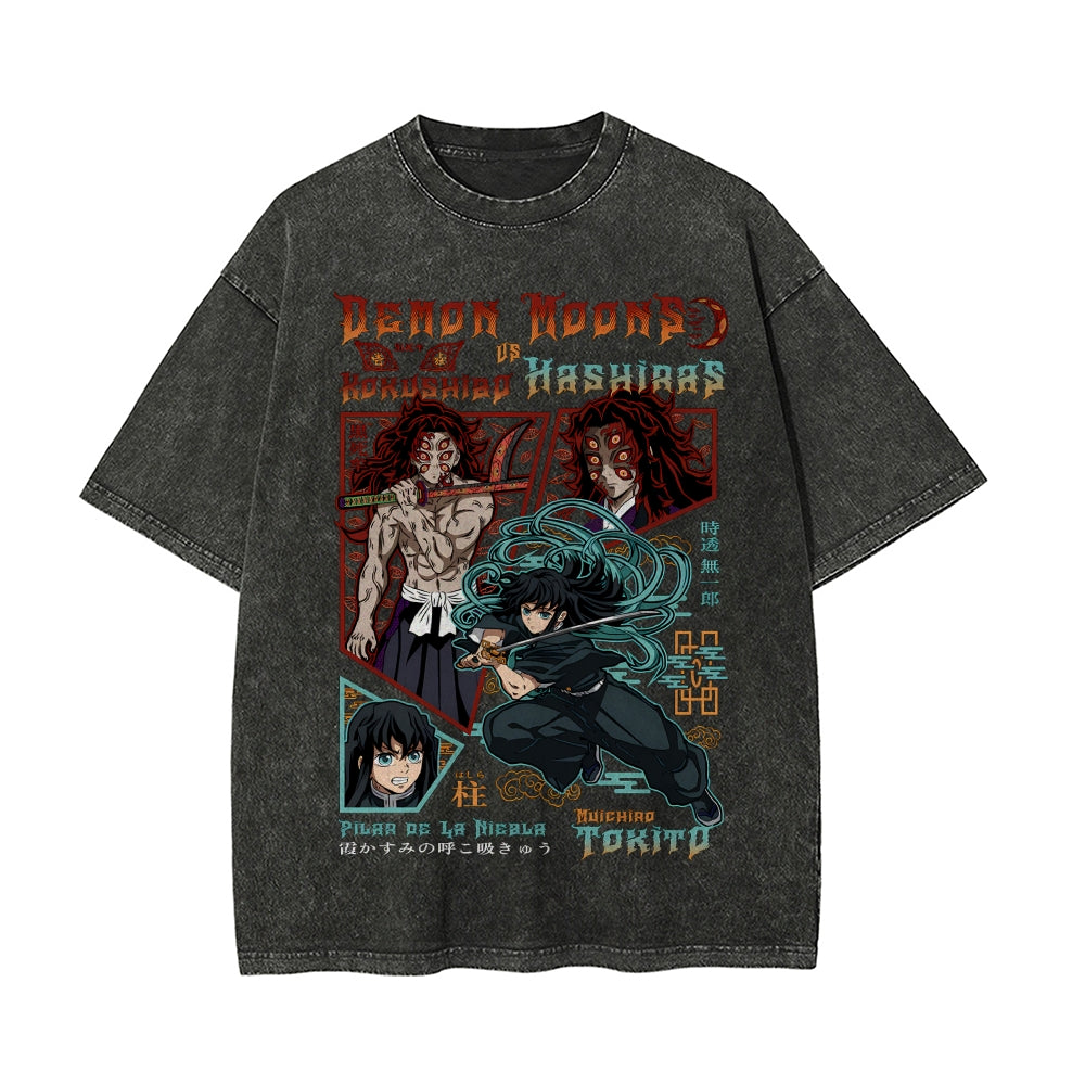 Vintage Oversized T-Shirt Demon Slayer
