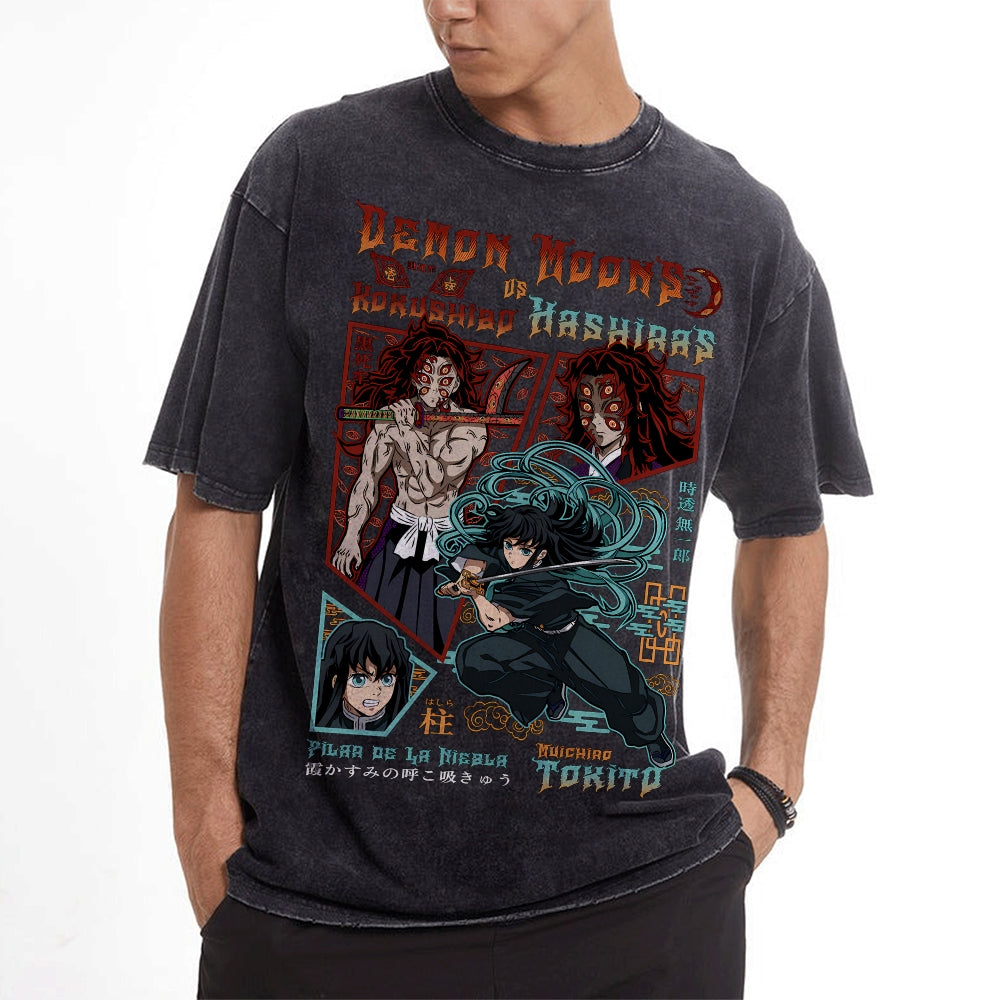 Vintage Oversized T-Shirt Demon Slayer
