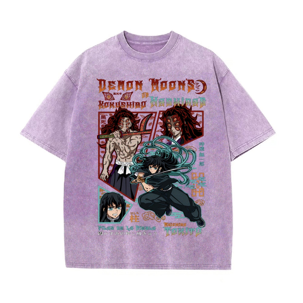 Vintage Oversized T-Shirt Demon Slayer