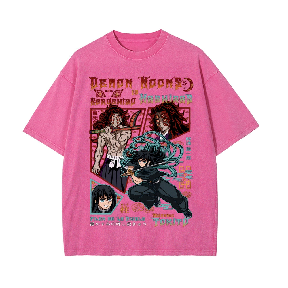 Vintage Oversized T-Shirt Demon Slayer