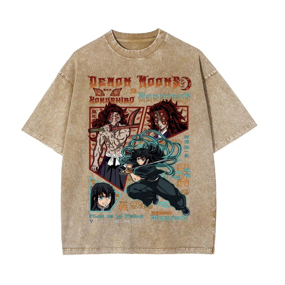 Vintage Oversized T-Shirt Demon Slayer