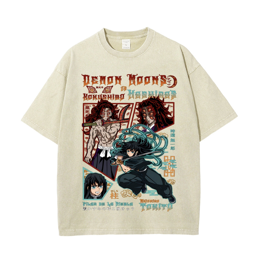 Vintage Oversized T-Shirt Demon Slayer