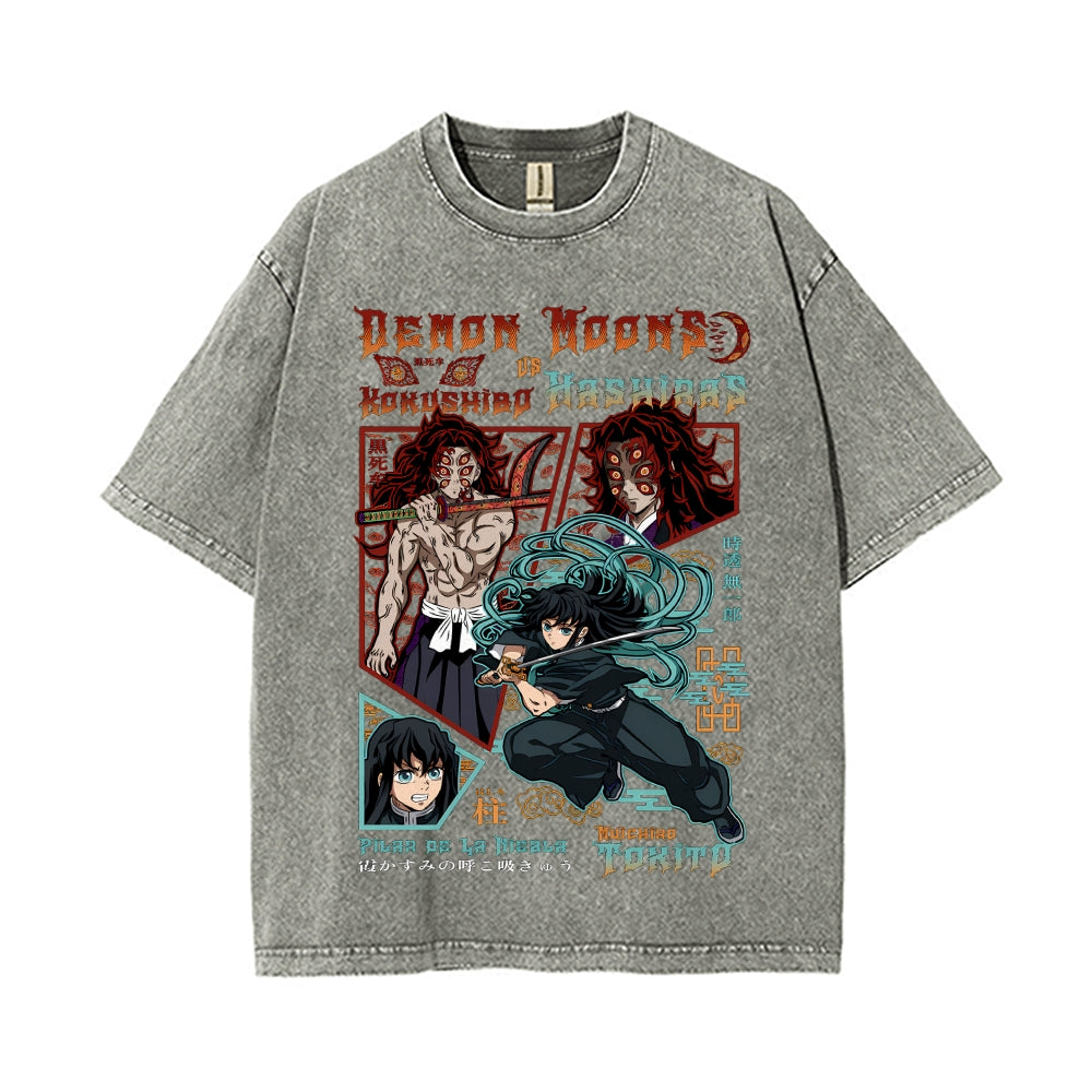 Vintage Oversized T-Shirt Demon Slayer