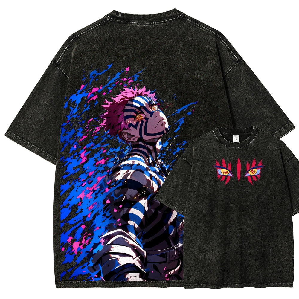 Unisex Fit Washed T-Shirt Demon Slayer