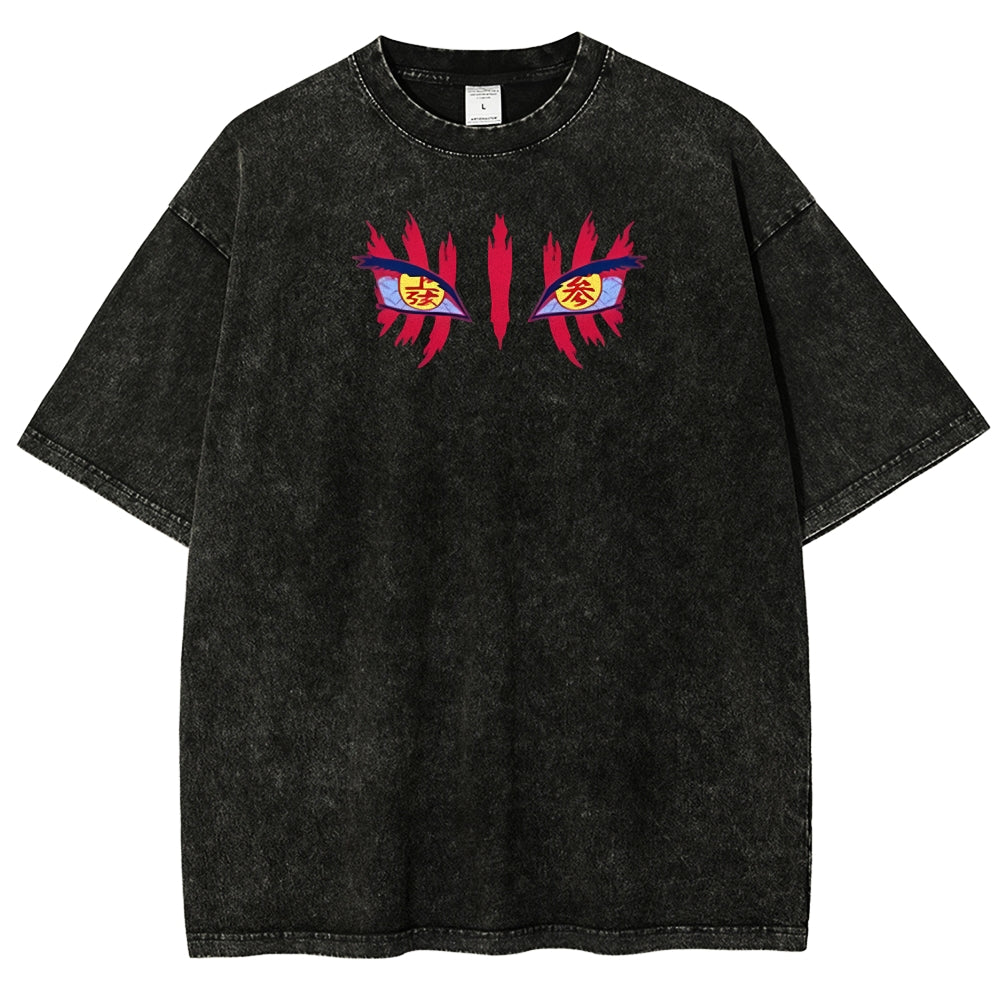 Unisex Fit Washed T-Shirt Demon Slayer