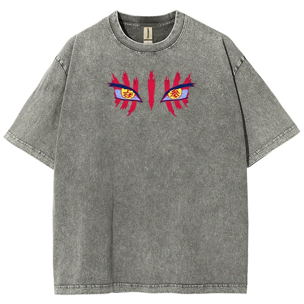 Unisex Fit Washed T-Shirt Demon Slayer