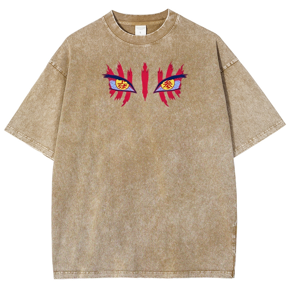 Unisex Fit Washed T-Shirt Demon Slayer