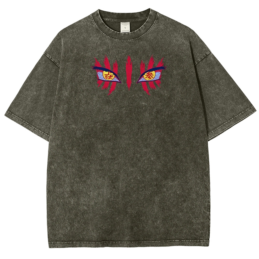 Unisex Fit Washed T-Shirt Demon Slayer
