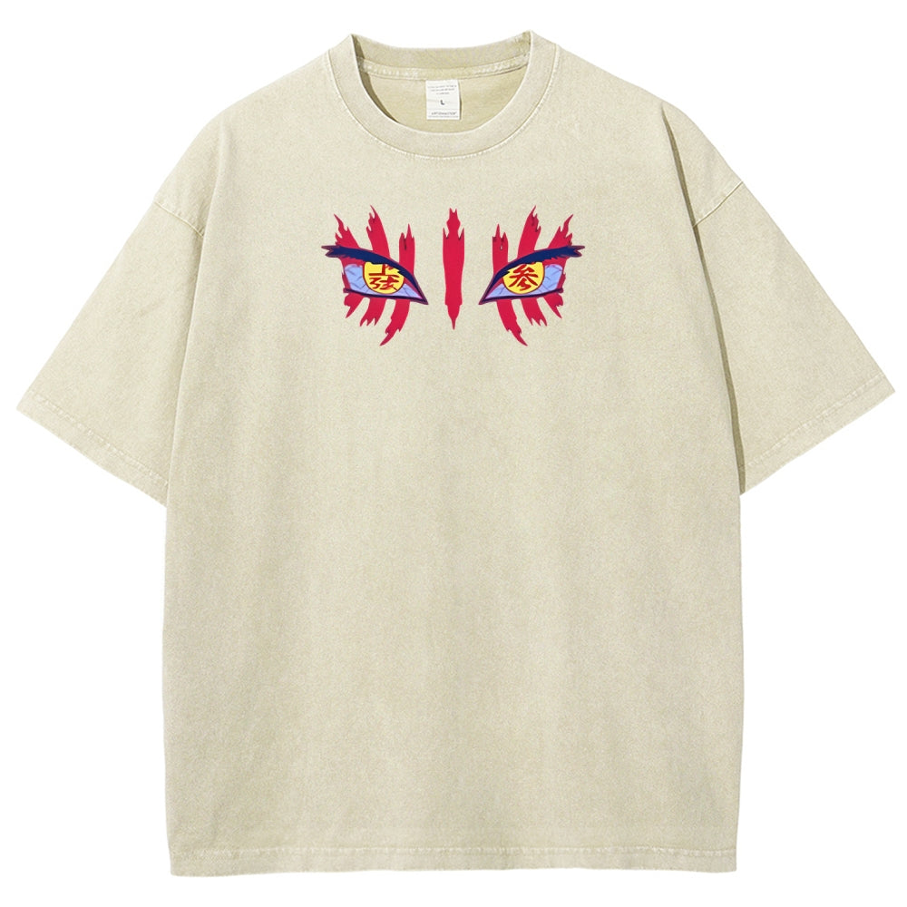 Unisex Fit Washed T-Shirt Demon Slayer