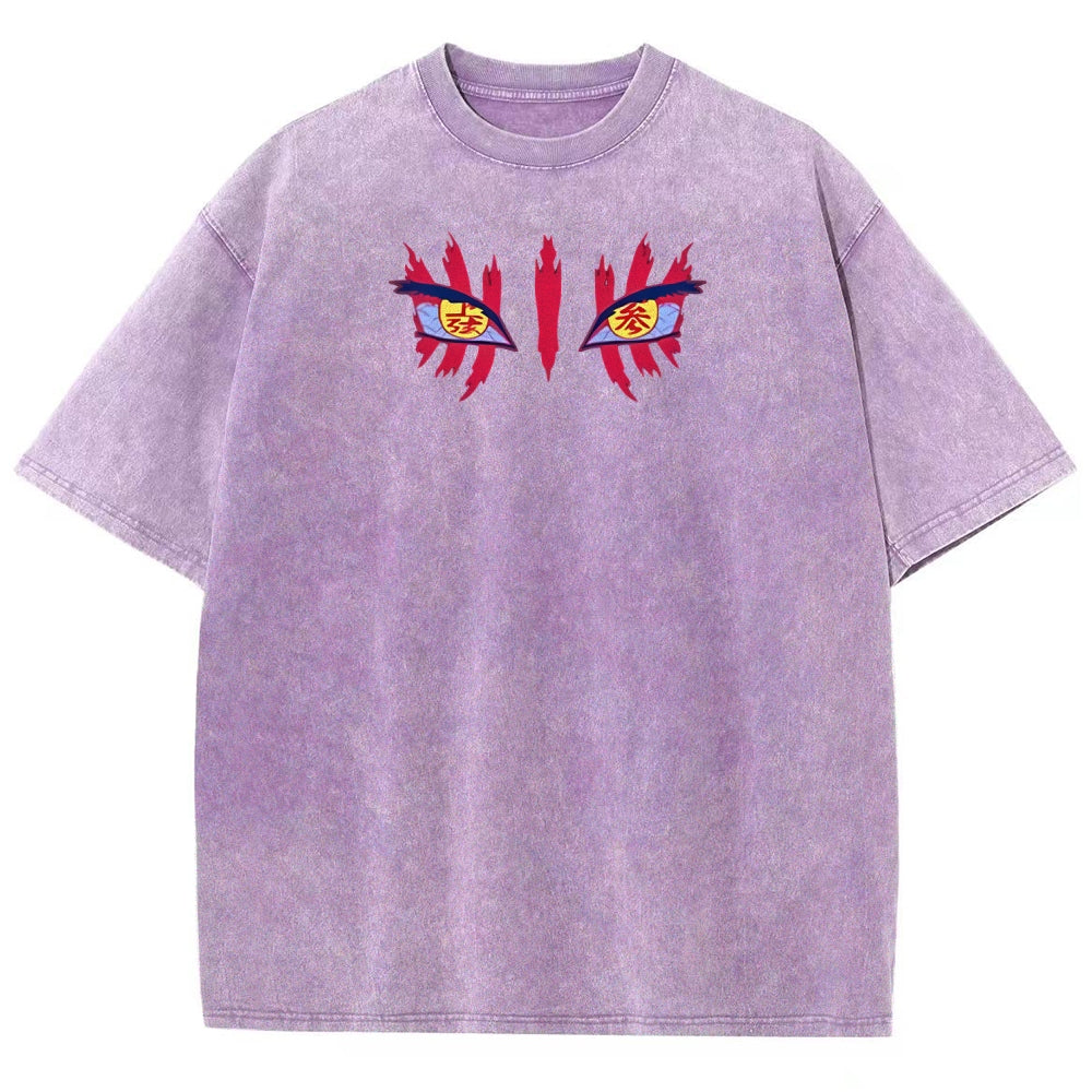 Unisex Fit Washed T-Shirt Demon Slayer