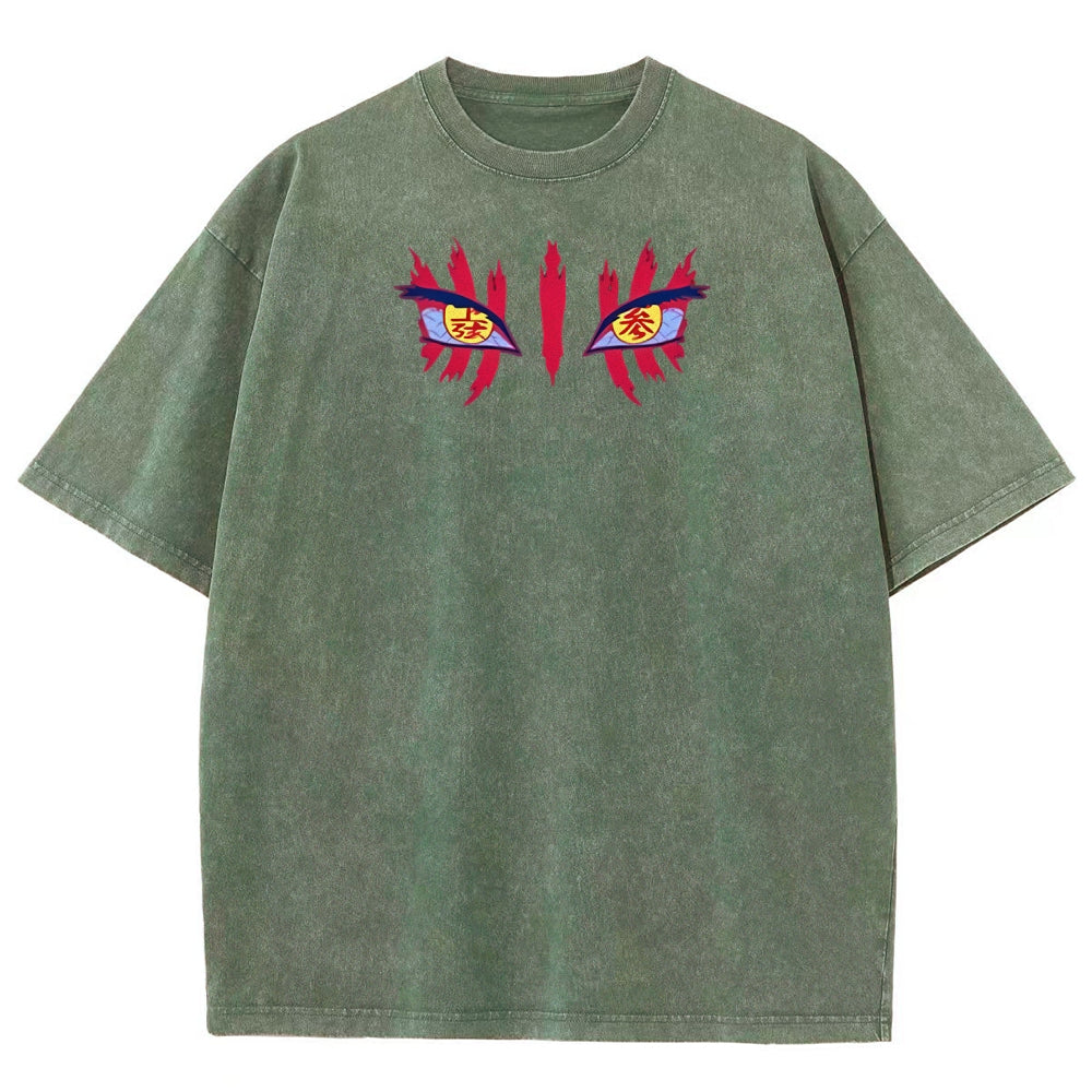 Unisex Fit Washed T-Shirt Demon Slayer