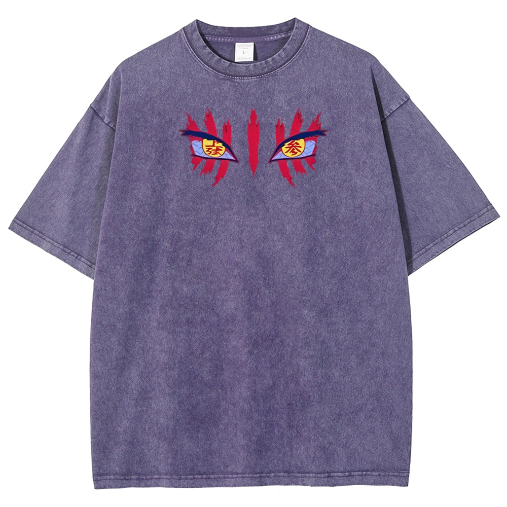 Unisex Fit Washed T-Shirt Demon Slayer