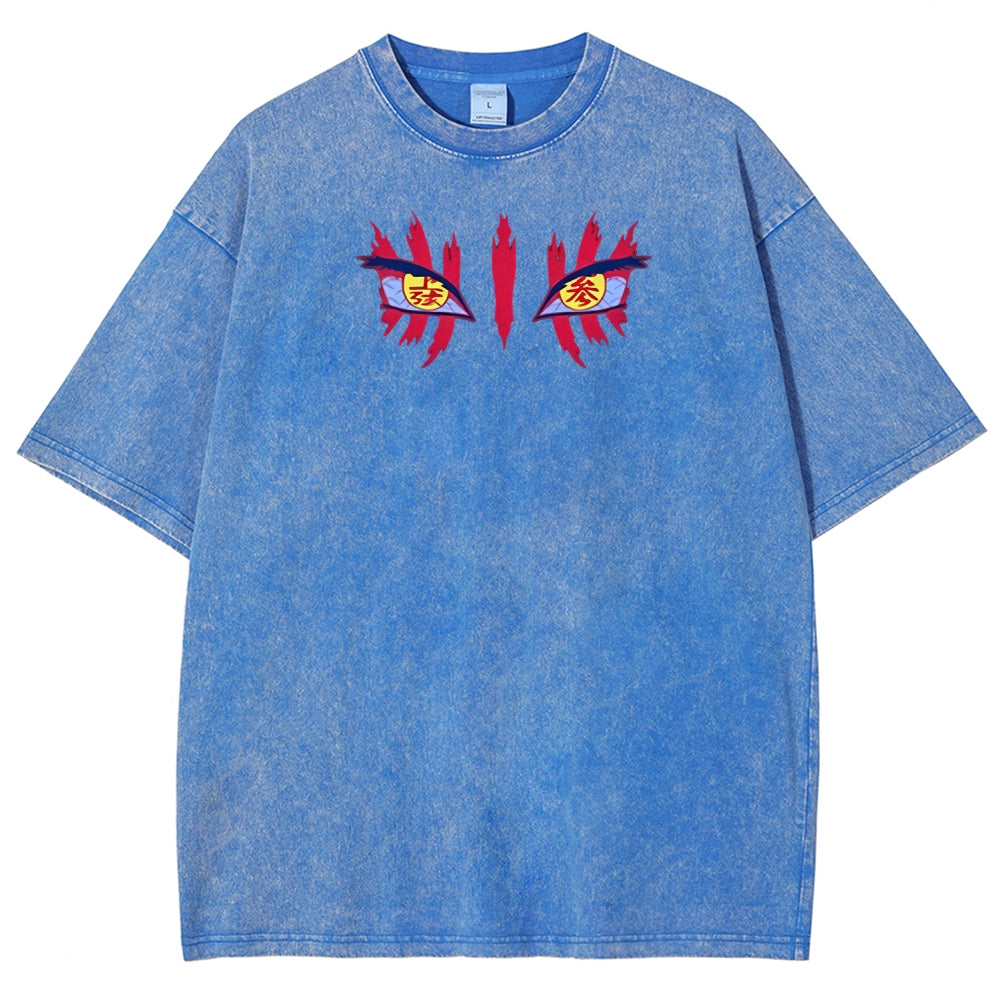 Unisex Fit Washed T-Shirt Demon Slayer