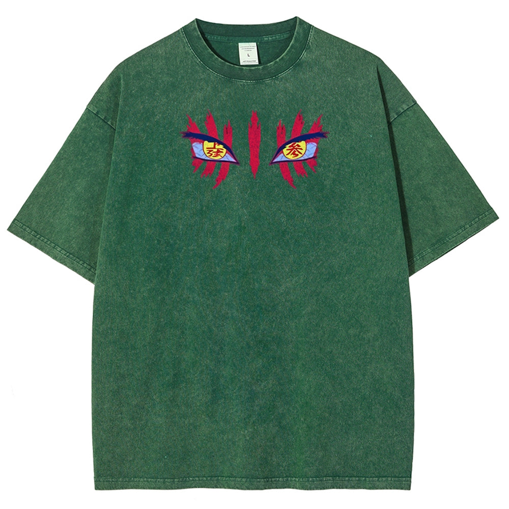 Unisex Fit Washed T-Shirt Demon Slayer